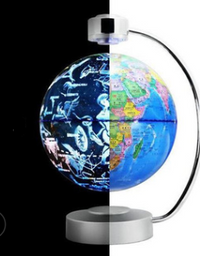 8 inch globe magnetic suspension office decoration company gift novelty creative birthday gift - TryKid
