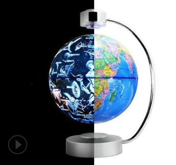 8 inch globe magnetic suspension office decoration company gift novelty creative birthday gift - TryKid