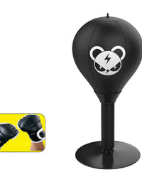 Boxing Speed Ball Tabletop Reaction Target Sandbags Kids Suction Cup Boxing Reflex Ball Kickboxing Training Equipment - TryKid
