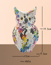 Creative Colorful Animal Resin Ornaments
