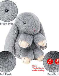 Talking Bunny Toys For Kids, Repeats What You Say, Interactive Stuffed Plush Animal Talking Toy, Singing, Dancing And Shaking For Girls Boys - TryKid
