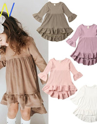 Jeans Kids Elegant Shirts Clothes Girls Dress For Girl - TryKid
