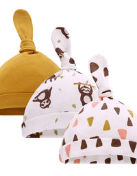 Thin Cotton Printed Baby Hat - TryKid
