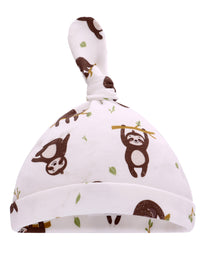 Thin Cotton Printed Baby Hat - TryKid
