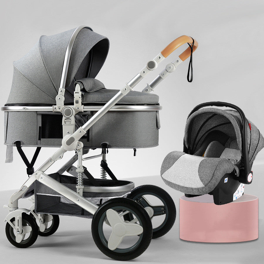 Lightweight Baby Stroller With High View Can Sit And Lie Down - TryKid