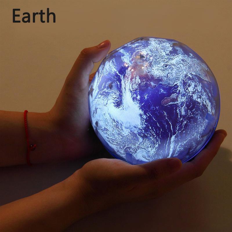 Starry Sky Night Light Planet Magic Projector Earth Universe LED Lamp Colorful Rotate Flashing Star Kids Baby Christmas Gift - TryKid