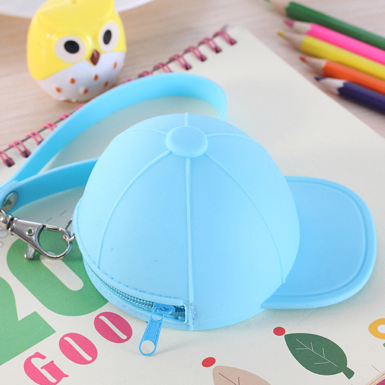 Cute Cartoon Candy Color Hat Silicone Coin Purse - TryKid