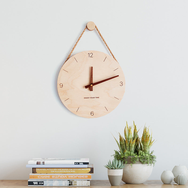 Wooden Nordic hot-selling creative clocks - TryKid