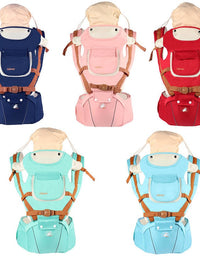 Multifunctional breathable baby carrier ergonomic baby slingshot adjustable belt newborn baby travel strap mother waist back stool - TryKid
