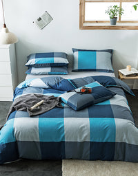 Check cotton bedding - TryKid
