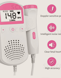 Fetal Heart Rate Monitor Home Pregnancy Baby Fetal Sound Heart Rate Detector - TryKid
