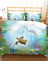 Underwater World Textile Bedding - TryKid

