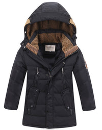 -30 Degree Children's Winter Jackets Duck Down Padded Children Clothing Big Boys Warm Winter Down Coat Thickening Outerwear
