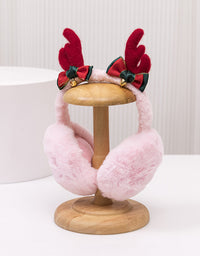 Children's Christmas Antlers Foldable Earmuffs - TryKid
