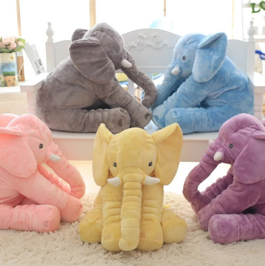 Elephant Doll Pillow Baby Comfort Sleep With - TryKid