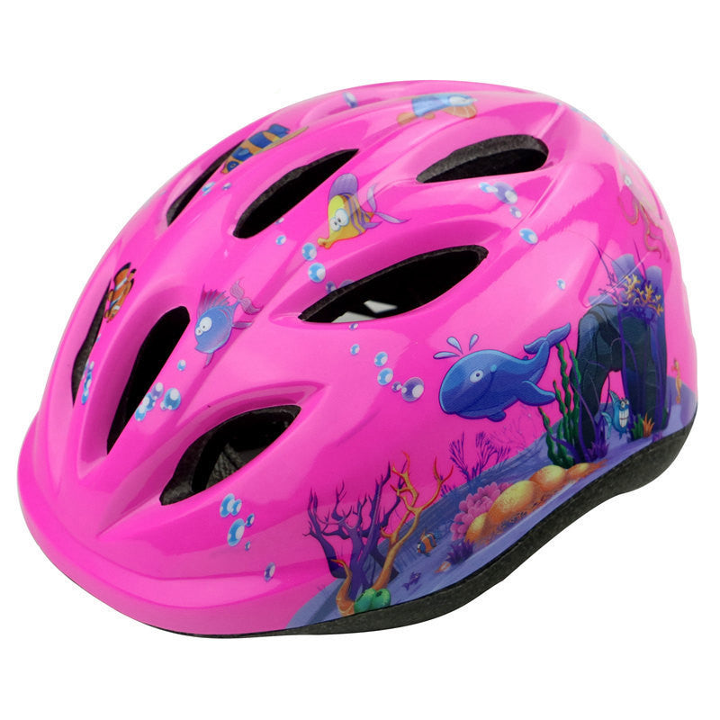 Bicycle riding Child Helmet scooter protector skating skating speed skating helmet safety helmet fittings - TryKid