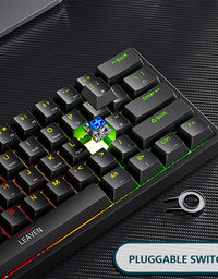 Plastic mechanical keyboard for games
