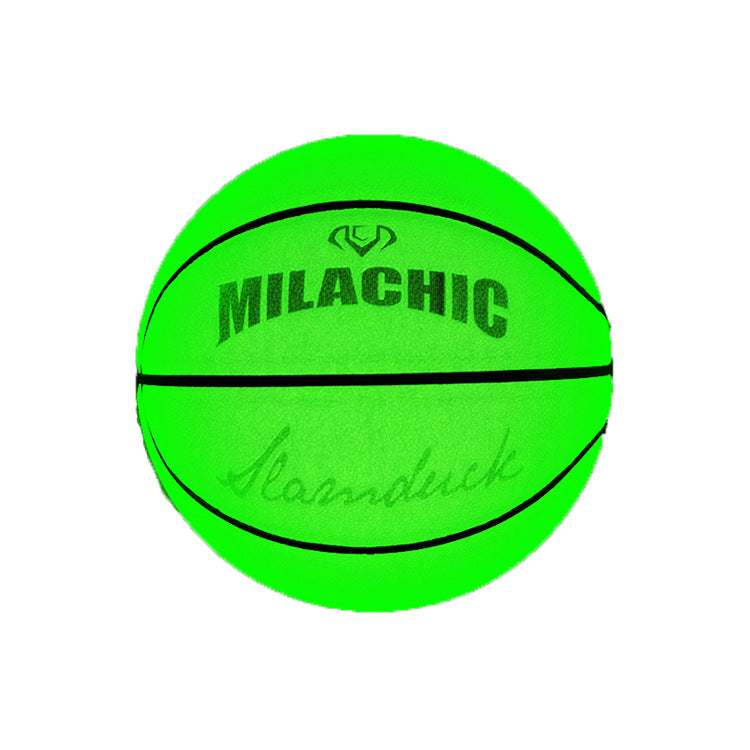 Fluorescent green basketball - TryKid