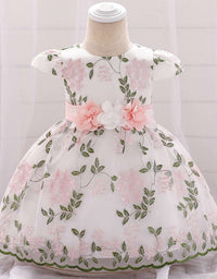 2021 summer children's clothing new baby birthday party wedding dress skirt girls fluffy dress
