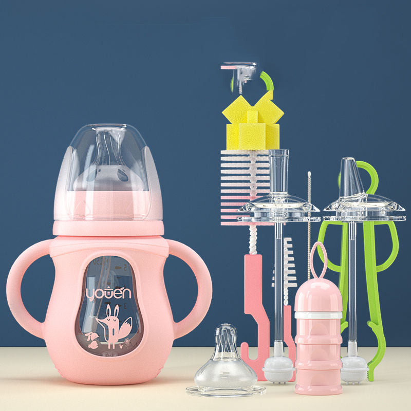 Baby Bottle Silicone Straw Water Drink - TryKid