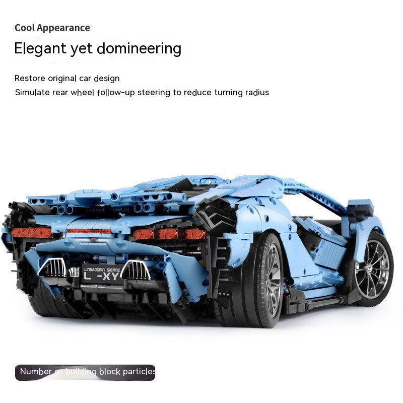 Technology Machinery Series Sports Car Assembled Building Blocks Toys - TryKid