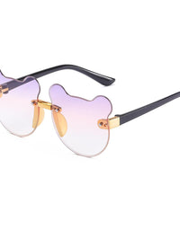 Cat Ear Kids Sunglasses Frameless Shape - TryKid
