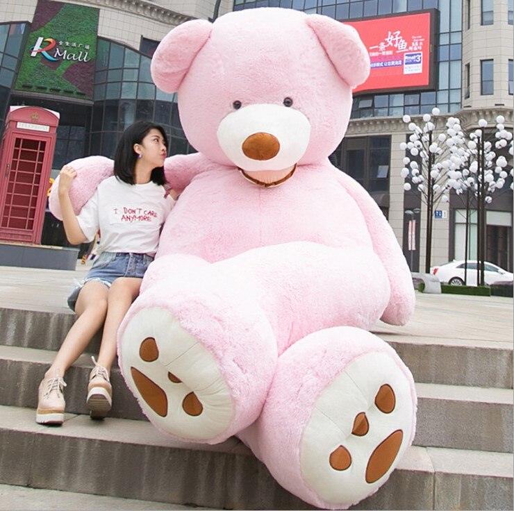 Giant Teddy Bear Plush Toy Huge Soft Toys Leather Shell - TryKid