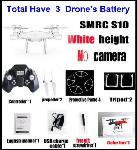 Sales Promotion WiFi 2MP Camera With S10 SMRC FPV Quadcopter Drone Helicopter UAV Micro Remote Control Toy RACER KIT Aircraft - TryKid