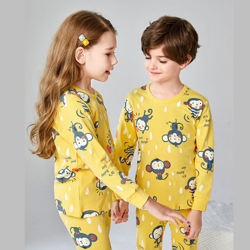 Children's Underwear Set Cotton Boys And Girls Underwear Set Pajamas - TryKid