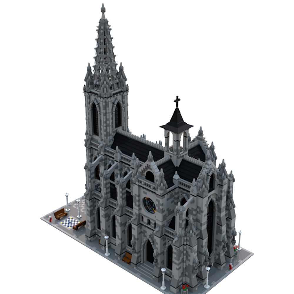 Street View Building Super Cathedral Is Compatible With Puzzle Toys - TryKid