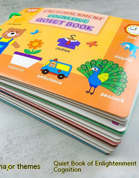 Books For Early Education Material Package Montessori Quiet Book - TryKid
