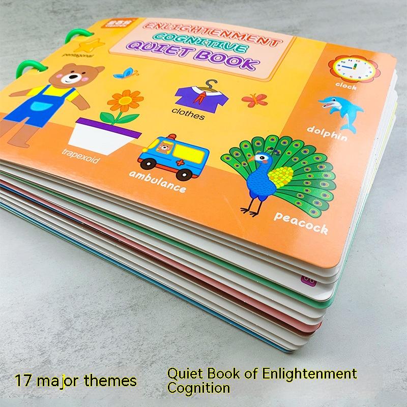 Books For Early Education Material Package Montessori Quiet Book - TryKid
