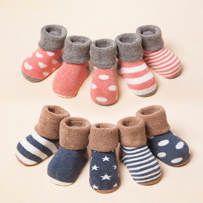 New winter cotton socks baby socks thick cotton socks and Terry relent children baby socks - TryKid