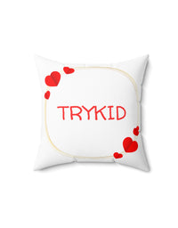 Spun Polyester TRYKID Valentines day square pillow
