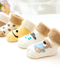 Autumn and winter thick warm children's socks terry cute tube socks men and women baby socks baby socks - TryKid
