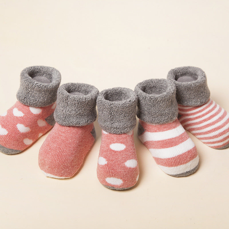 New winter cotton socks baby socks thick cotton socks and Terry relent children baby socks - TryKid