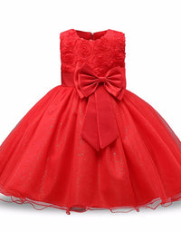 Princess Flower Girl Dress Summer Tutu Wedding Birthday Party Dresses - TryKid
