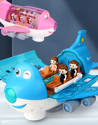 Electric Universal Cartoon Airplane Lights Music Rotation - TryKid
