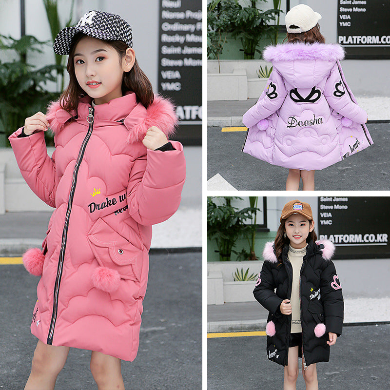 Girls' cotton-padded jackets - TryKid