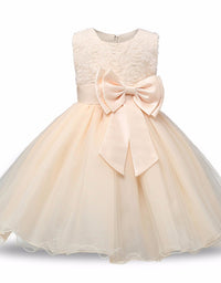 Princess Flower Girl Dress Summer Tutu Wedding Birthday Party Dresses - TryKid
