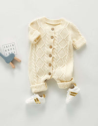 Baby cotton and woolen bodysuit
