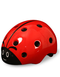 Kids Riding Bicycle Safety Helmet Adjustable Lovely Ladybug Riding Helmet. - TryKid
