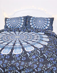 Blue Peacock Bedding - TryKid
