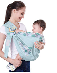 Baby Wrap Carrier Sling Adjustable Infant Comfortable Nursing Cover Soft Breathable Breastfeeding Carrier
