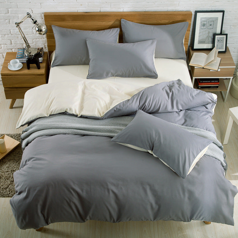 Brushed plain bedding - TryKid