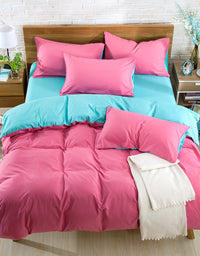 Brushed plain bedding - TryKid
