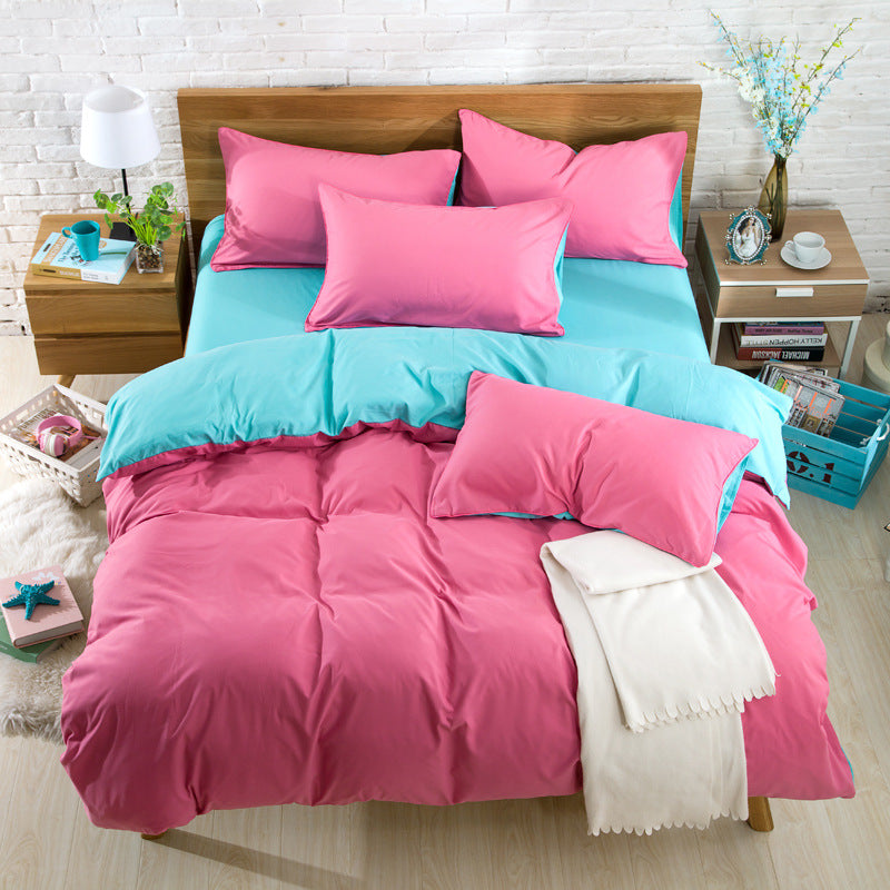 Brushed plain bedding - TryKid