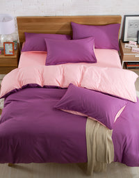 Brushed plain bedding - TryKid
