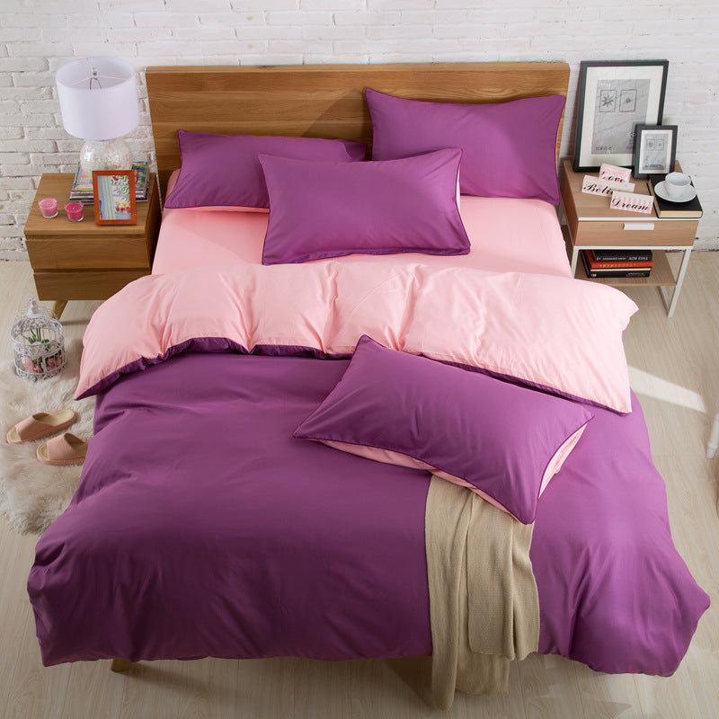 Brushed plain bedding - TryKid