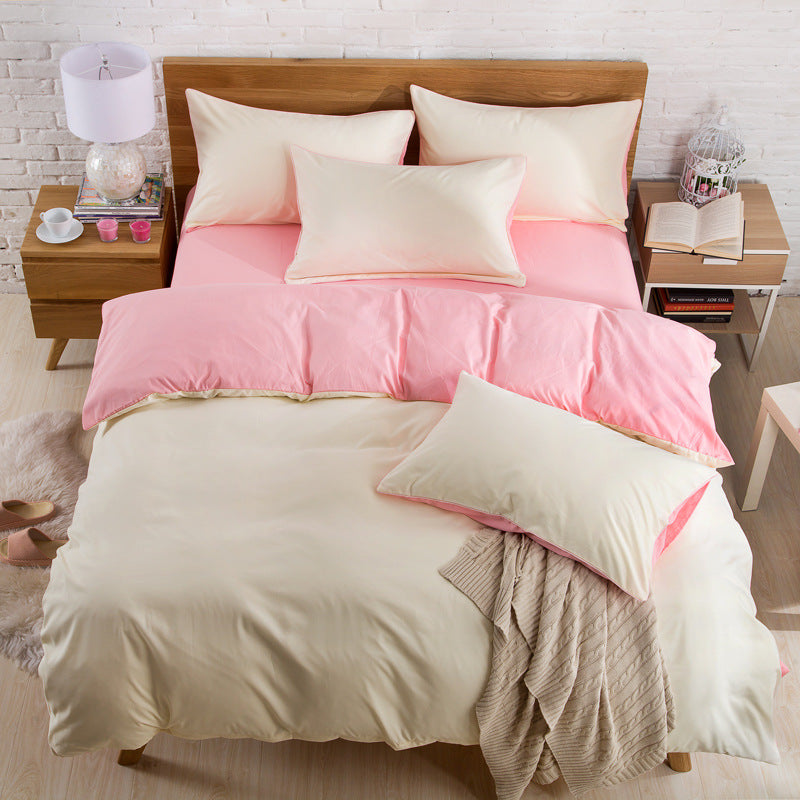 Brushed plain bedding - TryKid